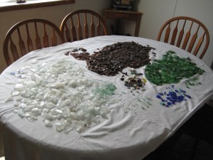 Noddy Bay Sea glass 2011 